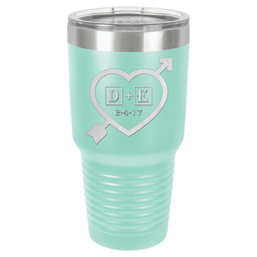 D+E Romantic Tumbler